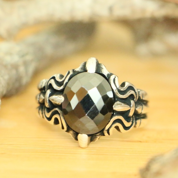 Sterling Silver Men's Rings CZ 9.5 - Picture 2 of 8